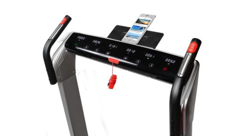 Flow Fitness DTM400i display met tablet houder